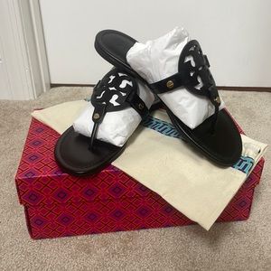 Brand NEW black AUTHENTIC Tory Burch Womens Sandals